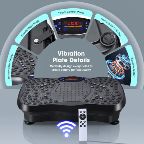 Standing Fat-Burning Machine Bluetooth Vibration Fat-Reducing Machine Indoor Fitness Equipment Home Full-Body Shaping Machine